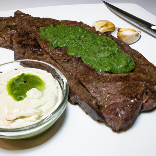 Argentinský steak s chimichurri sauce