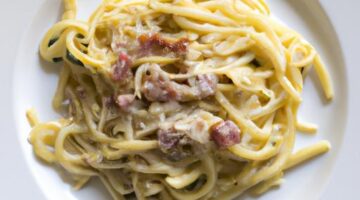 Carbonara bez smetany s pancettou