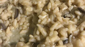 Tradiční italské risotto s houbami