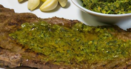 Argentinský grillovaný biftek s chimichurri