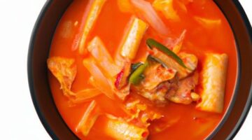 Kimchi jigae – korejská slaná polévka