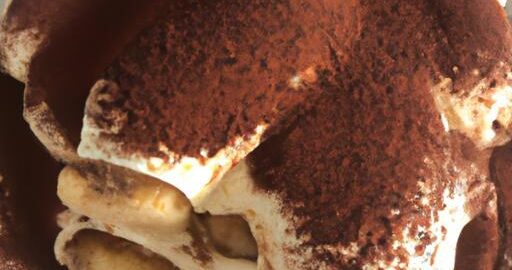 Domácí italské tiramisu s mascarpone