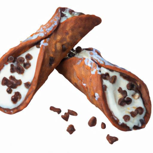 Cannoli s ricottou a čokoládovými hoblinkami