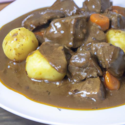 Hovězí bourguignon s karamelem