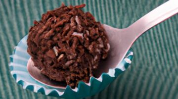 Sladké brigadeiro na lžičce