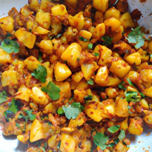 Aloo Gobi s aromatickými bylinkami