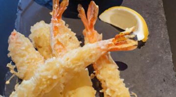 Tempura krevetky s dipem