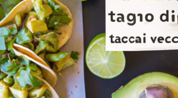 Veganské tacos s avokádem