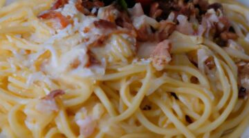 Klasická italská špagety carbonara