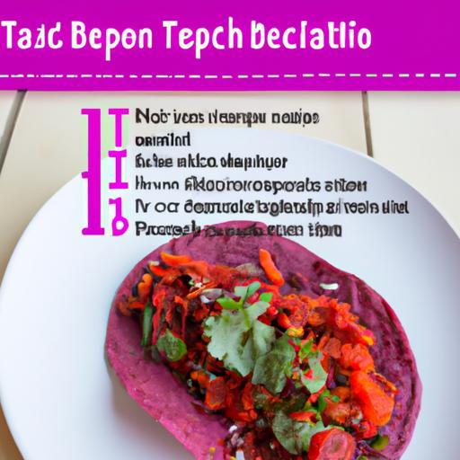 Veganské tacos s červenou řepou