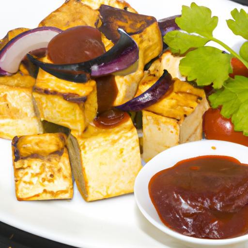 Grilovaný tofu s omáčkou barbecue