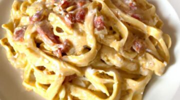 Pasta carbonara s guanciale