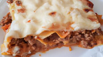 Lasagne s hovězím masem a ricottou