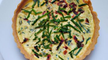 Quiche Lorraine s pažitkou