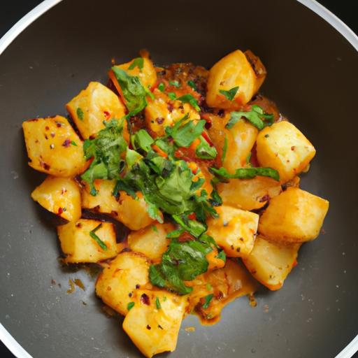 Aloo Gobi s čerstvými bylinkami