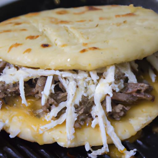 Arepas s masem a sýrem