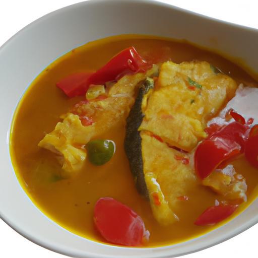 Moqueca rybího kari s kokosem