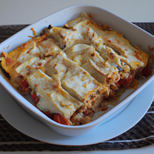 Veganské lasagne se zeleninou