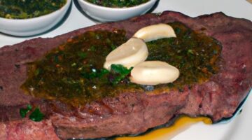 Argentinské steak s chimichurrim