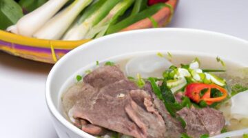 Phở bò – polévka s hovězím masem