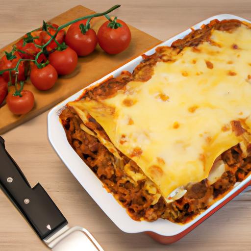 Lasagne Bolognese s rajčaty