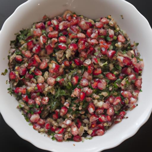 Tabbouleh s granátovým jablkem