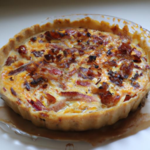 Quiche Lorraine s křehkou slaninou