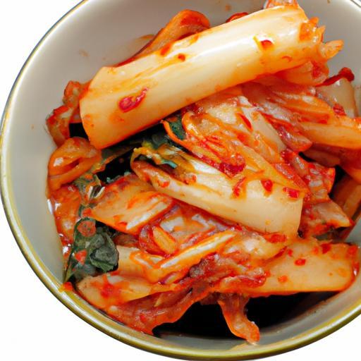 Kimchi, korejská pikantní kvašená zelenina