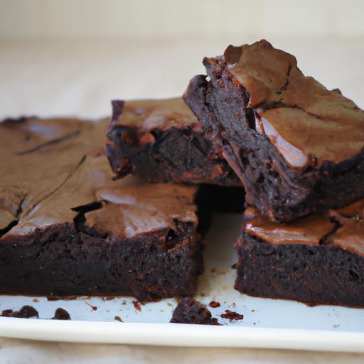 Veganské čokoládové brownies s avokádem