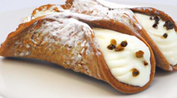 Cannoli s ricottou a šlehačkou