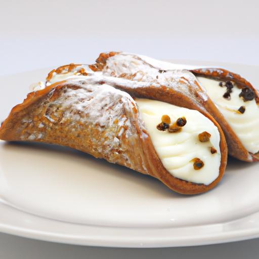 Cannoli s ricottou a šlehačkou