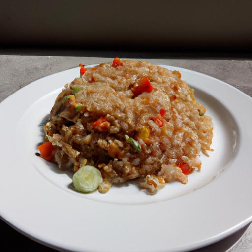 Nasi Goreng Jídlo z výpražené rýže