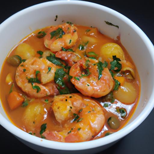 Brazilské krevetové ragú Moqueca