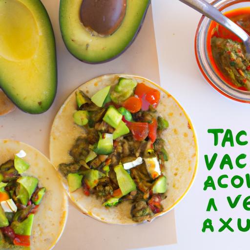 Veganské tacos s avokádovým původím