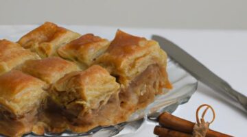 Baklava se skořicí a ořechy