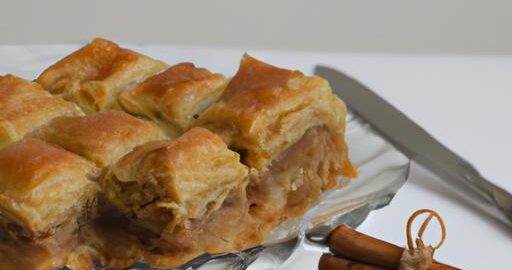 Baklava se skořicí a ořechy