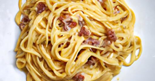 Carbonara s guanciale a pecorinem