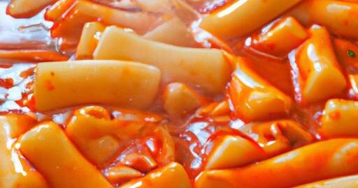 Tteokbokki – Pálivé rýžové buchtičky