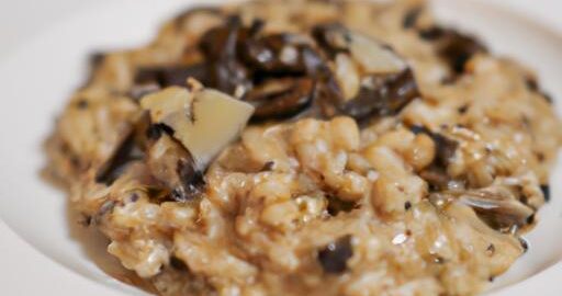 Risotto s houbami a grana padano