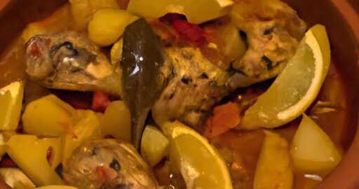 Chicken Tagine with Preserved Lemon