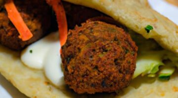 Falafel v pita chlebu