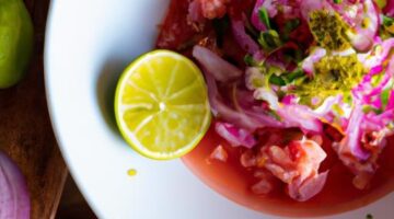 Tres Pescados Ceviche na palicích