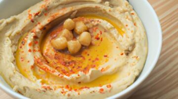 Hummus s tahini a paprikou