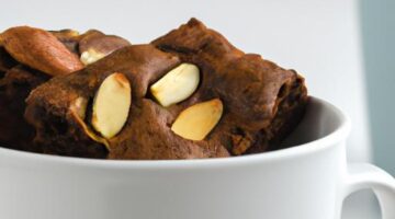 Hrníčkové brownies s ořechy