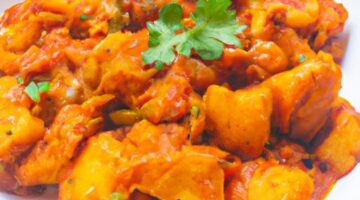 Aloo Gobi s batáty