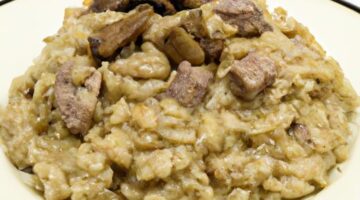 Risotto ai funghi a maso